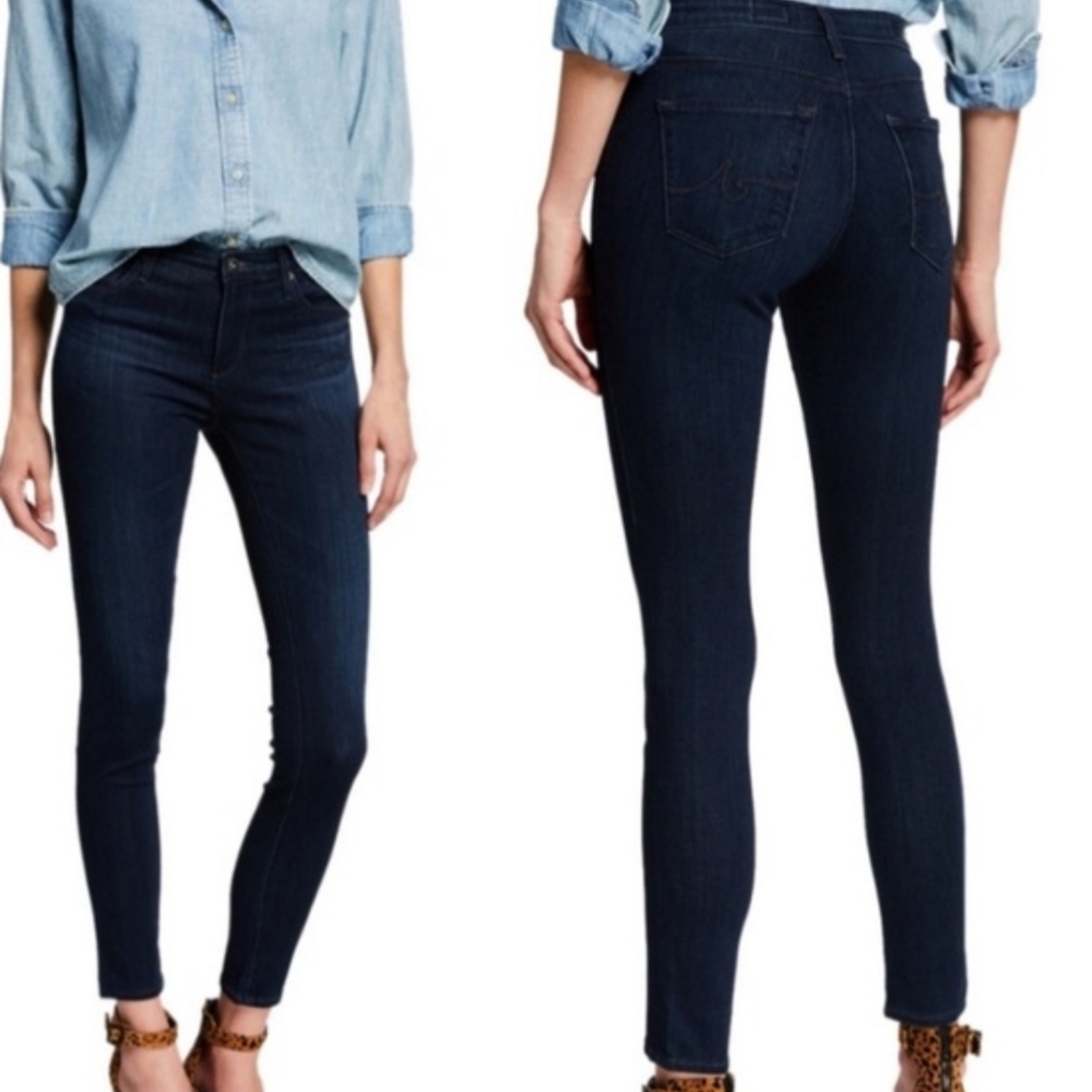 AG Adriano Goldschmied Dark Indigo Women's Skinny Jeans